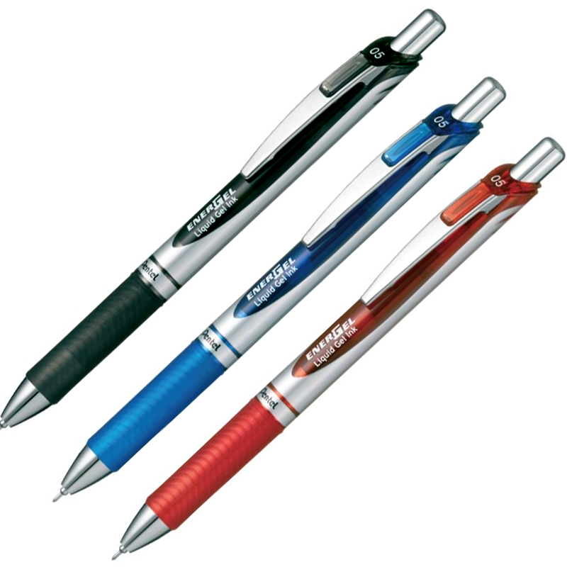 Pentel Pen Energel - 3 Buah Pena Gel Jepang Pentel