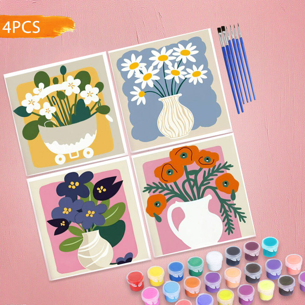 Art Craft Number - Lukisan dengan Nomor Kit Desa Mediterania