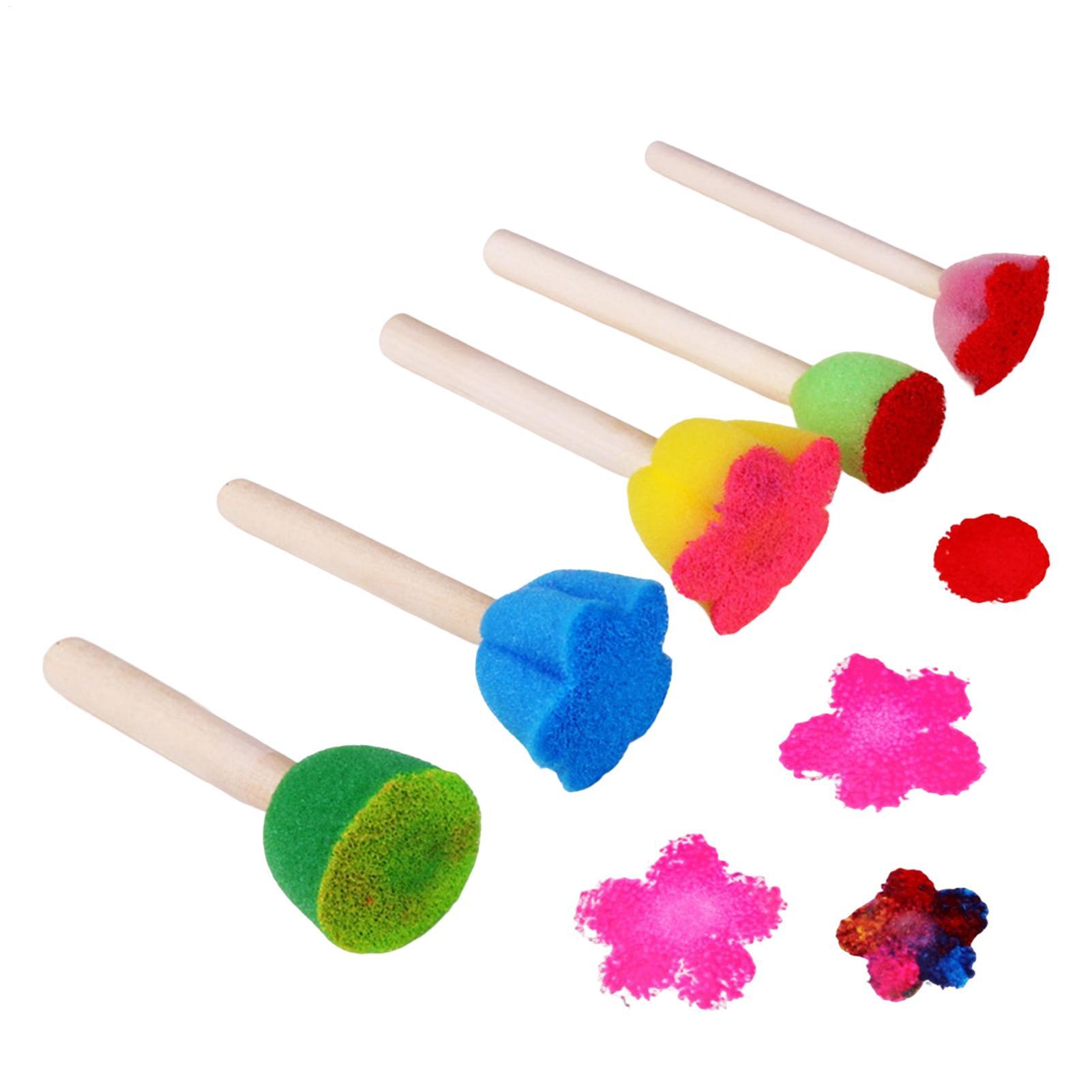 Art Craft For Preschoolers - 5 Buah Spons Cat Anak-anak yang