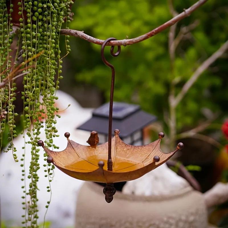Art Craft Umbrella - 1 buah Pengumpan Burung Payung Logam