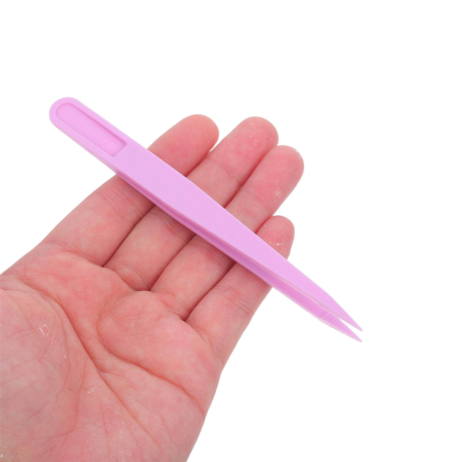 Art Craft For Preschoolers - 20Pcs Pinset Plastik Anak Ujung Lurus