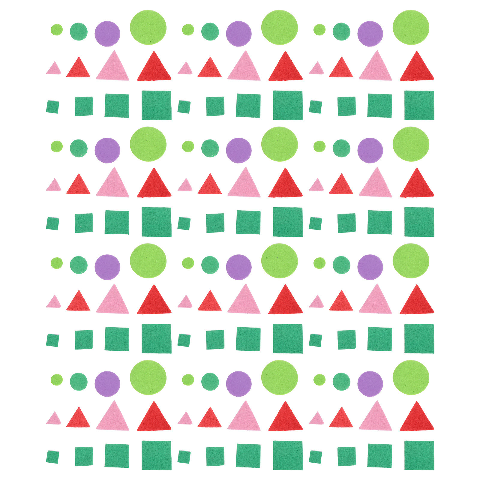 Art Craft For Preschoolers - 960Pcs Stiker Anak Berperekat Bentuk Geometris