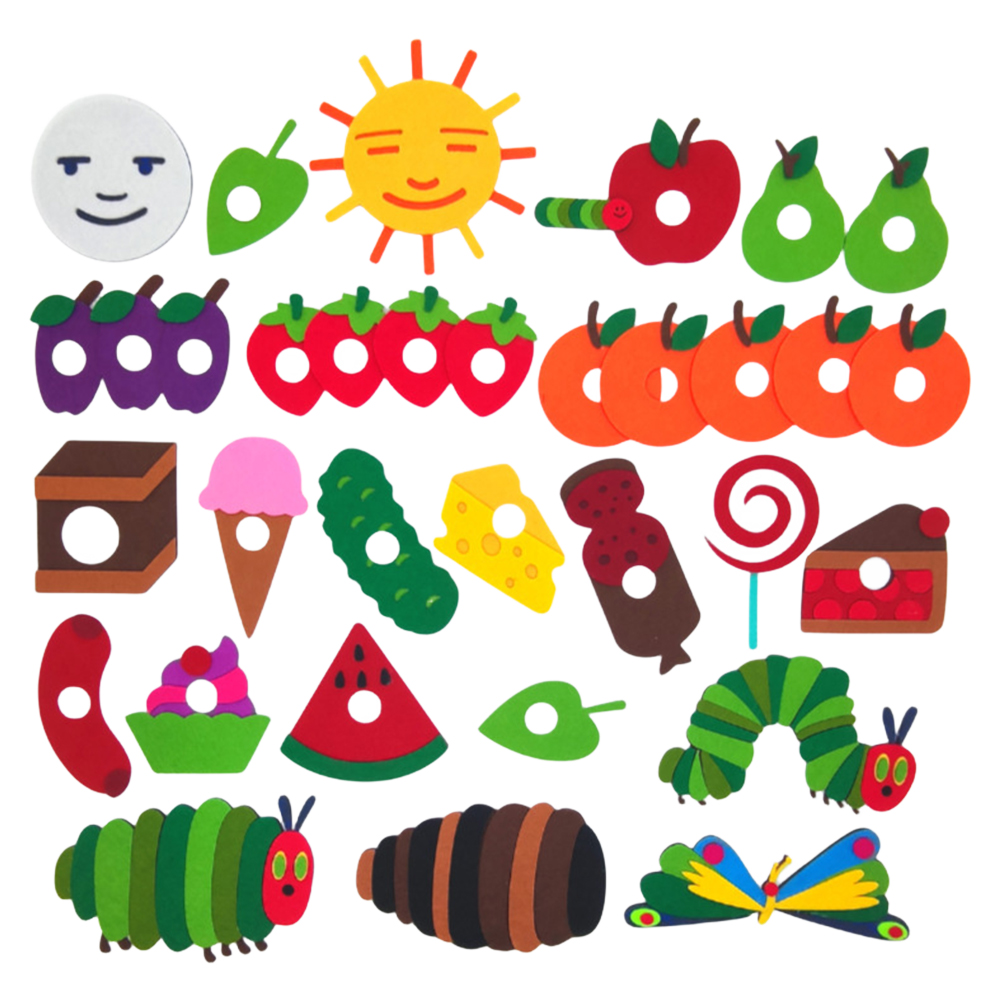 Art Craft For Preschoolers - Mainan Ulat Lapar Buku Bergambar Bahasa
