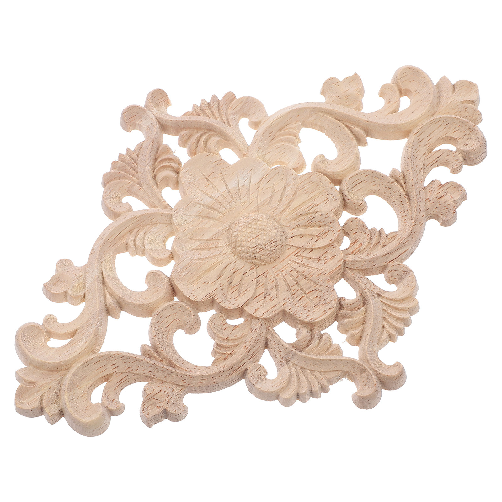 Art Craft Door - 1Pcs Ukiran Kayu Solid untuk Dekorasi