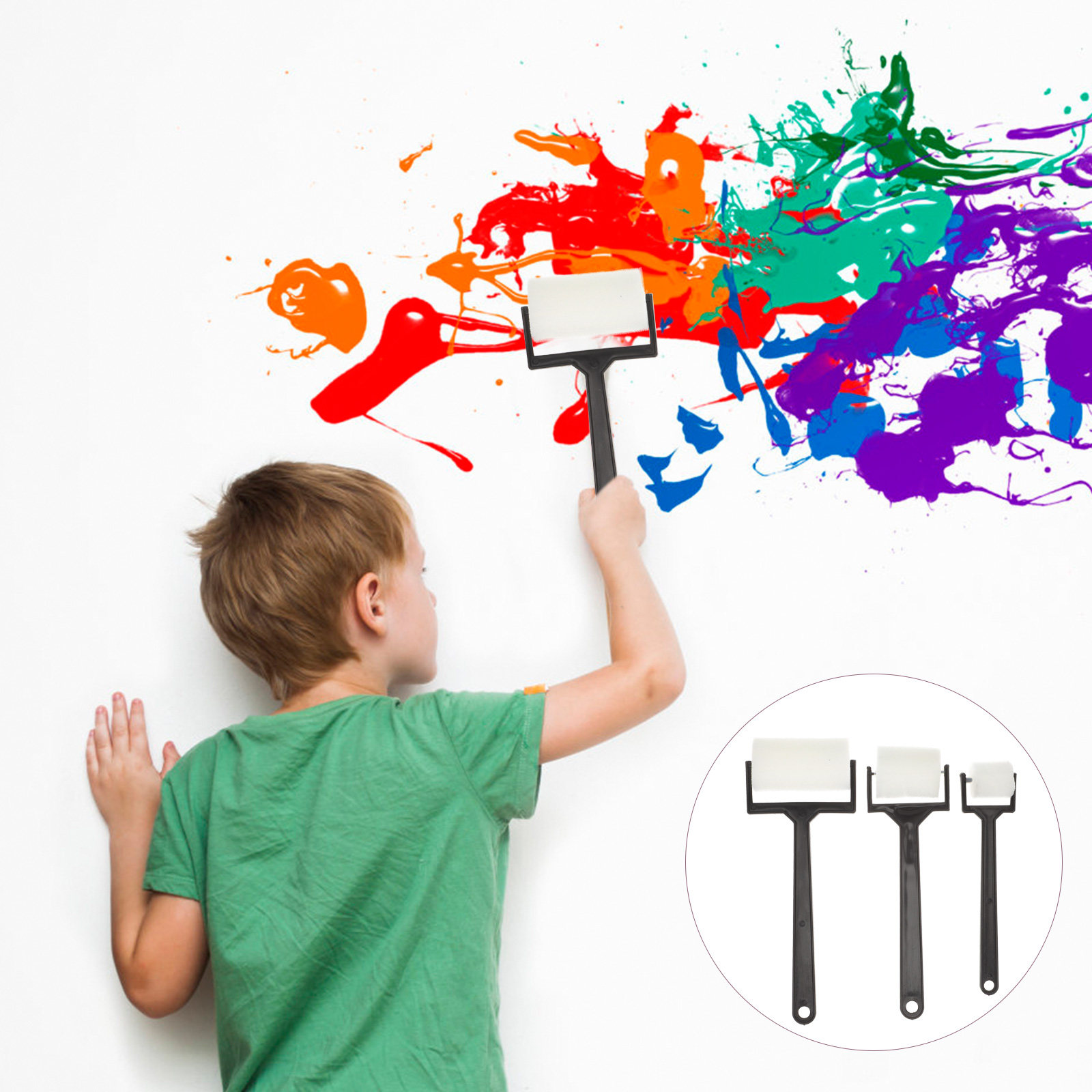 Art Craft For Preschoolers - 15Pcs Set Kuas Spons Lukis Seni