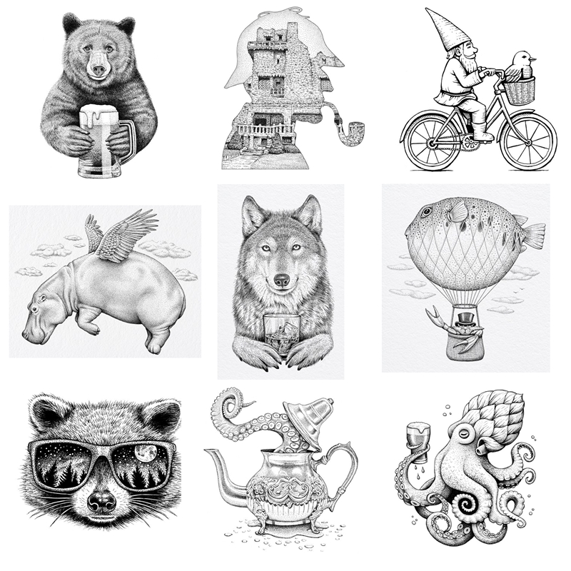 Art Craft Umbrella - Baru DIY kartu stempel bening Scrapbooking