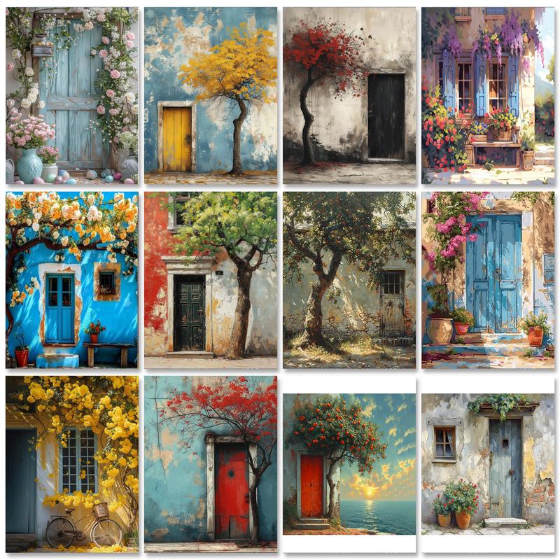 Art Craft Door - GATYZTORY kit lukisan dengan angka 60x75cm
