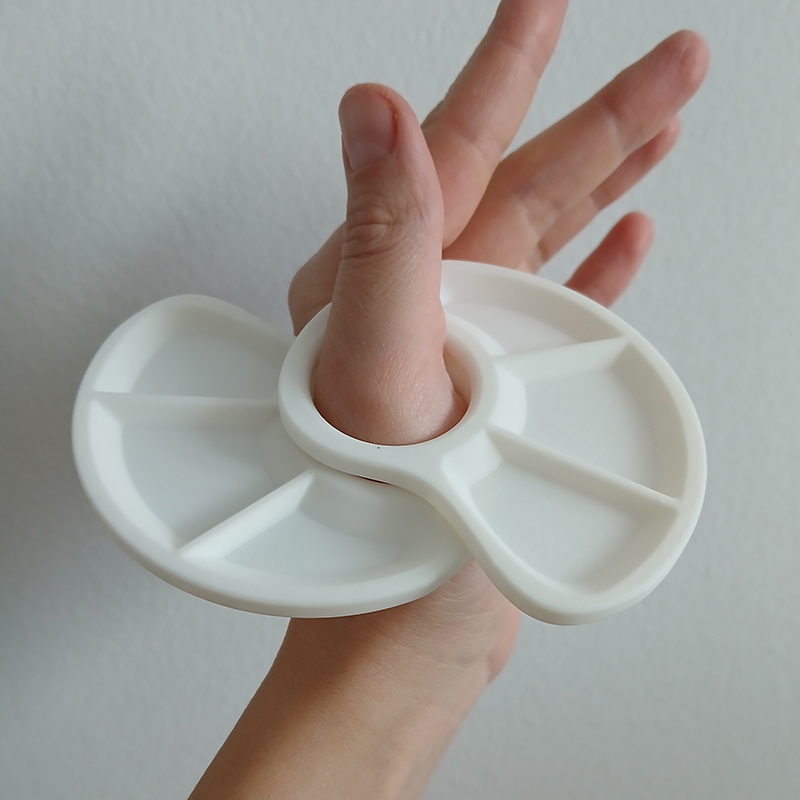 Art Craft Class - 1/2 Buah Palet Jempol Desain Ergonomis