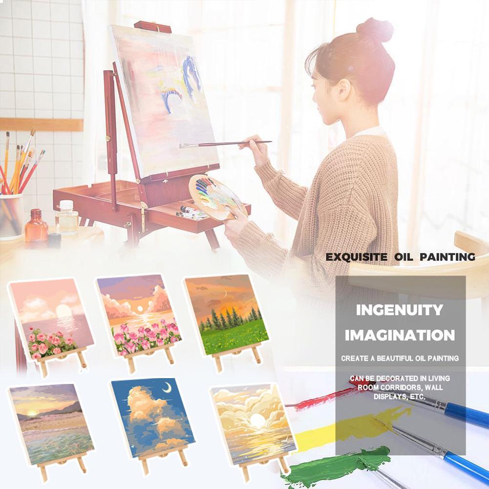 Art Craft Number - Perlengkapan Lukis dengan Angka DIY untuk