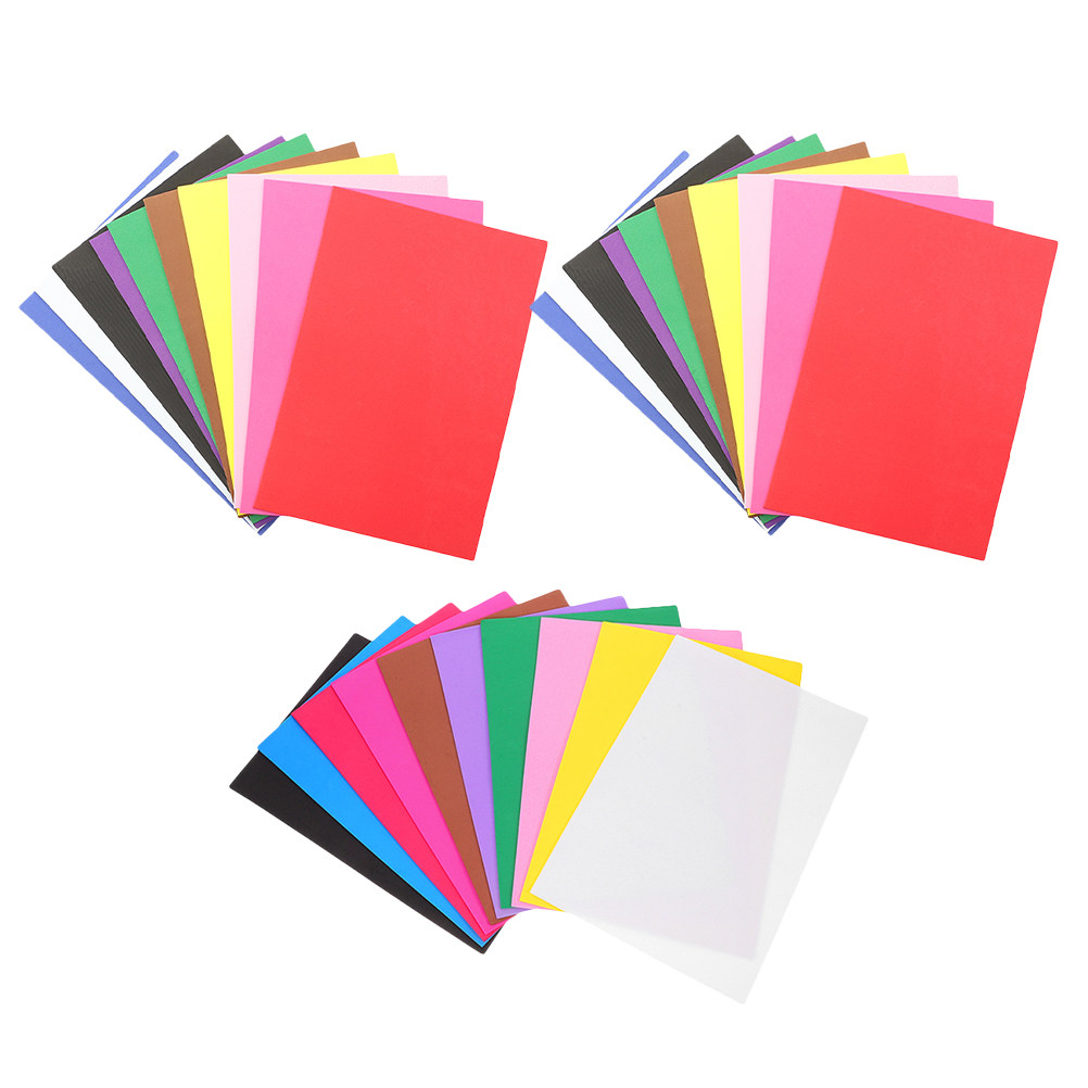 Art Craft For Preschoolers - 30 Lembar Kertas Busa Warna-warni, Bahan