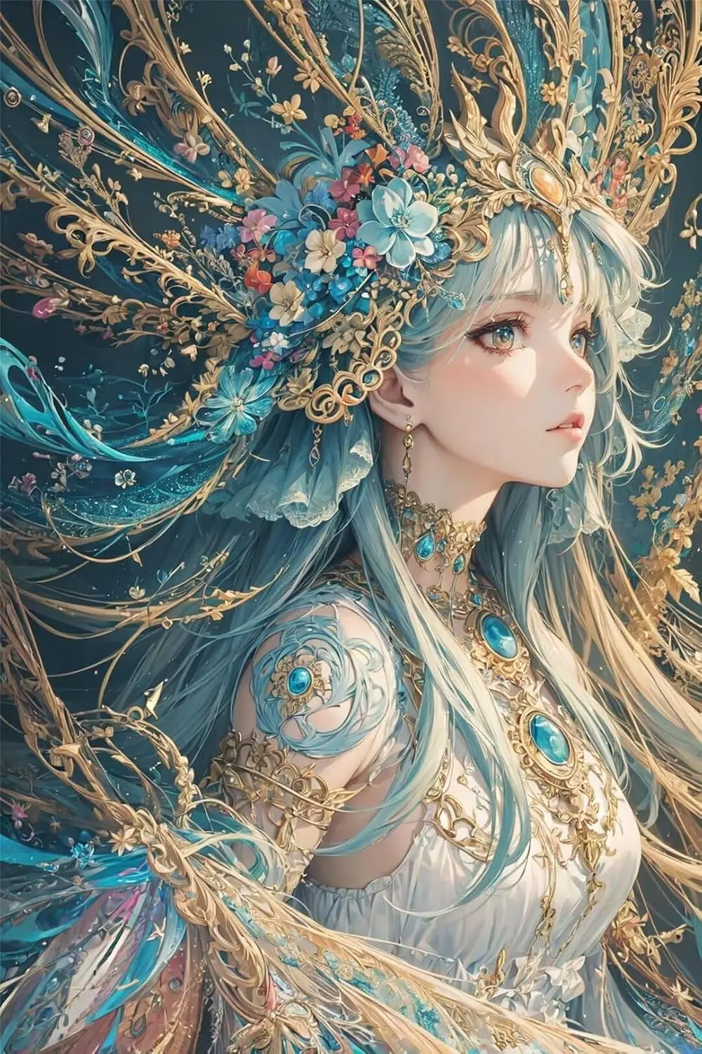 Art Craft Number - Kit Lukisan Berlian 5D Anime Girls