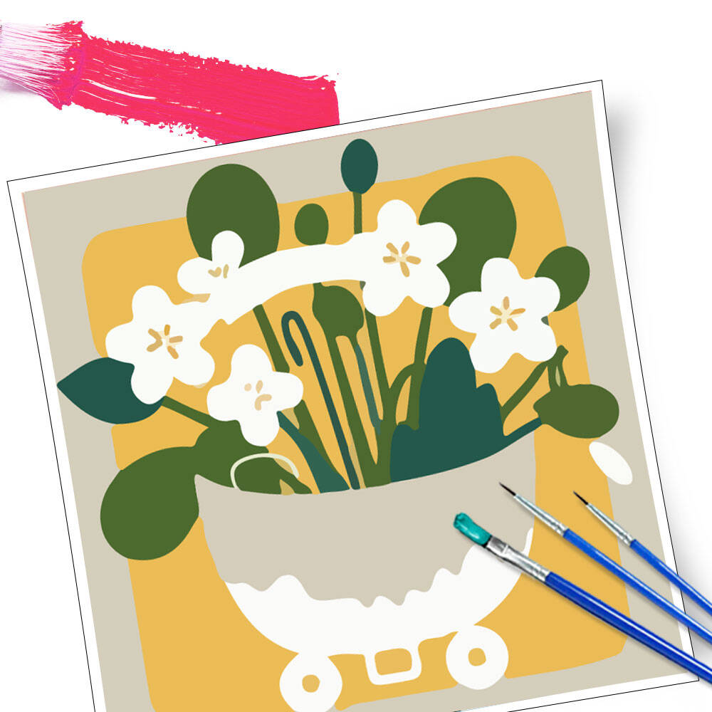 Lukisan dengan Nomor Kit Desa  - Art Craft Number ulasan dan harga