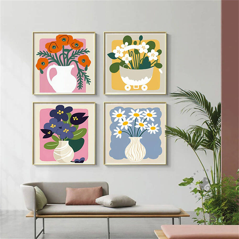 Lukisan dengan Nomor Kit Desa  - Art Craft Number ulasan dan harga