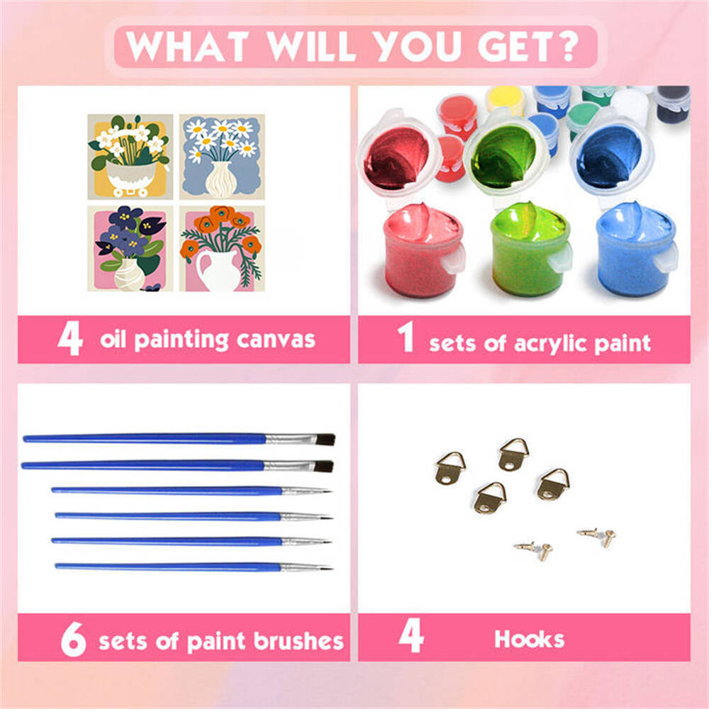 Lukisan dengan Nomor Kit Desa  - Art Craft Number ulasan dan harga