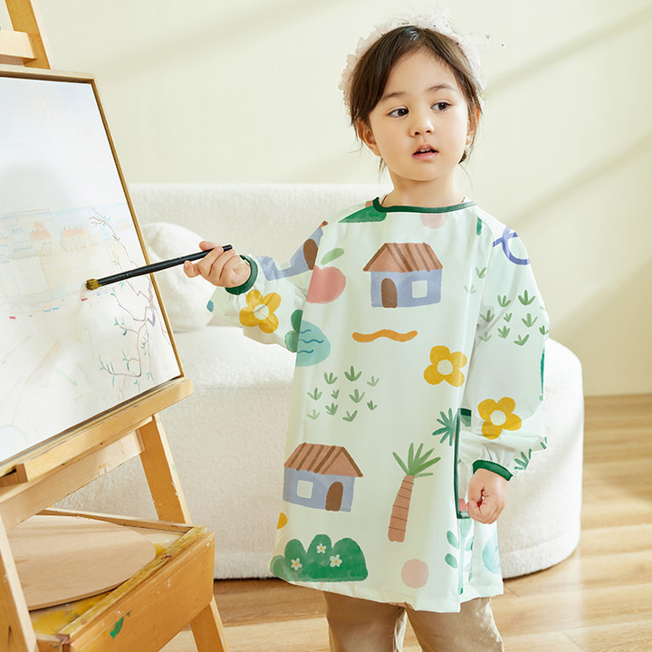 Kemeja Pelindung Seni Tahan Ai - Art Craft Class ulasan dan harga