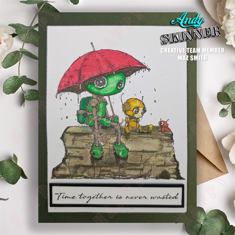 2024 baru cap teman stempel si - Art Craft Umbrella ulasan dan harga