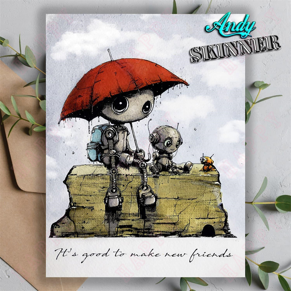2024 baru cap teman stempel si - Art Craft Umbrella ulasan dan harga