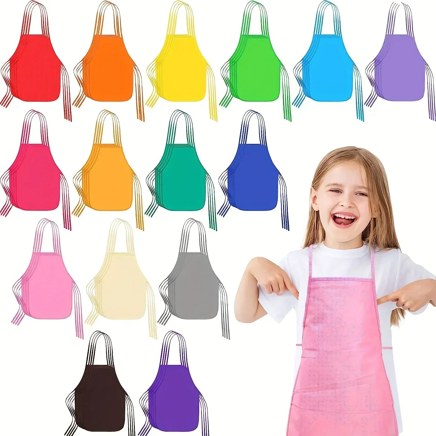 Celemek kain tidak ditenun ana - Art Craft Class ulasan dan harga