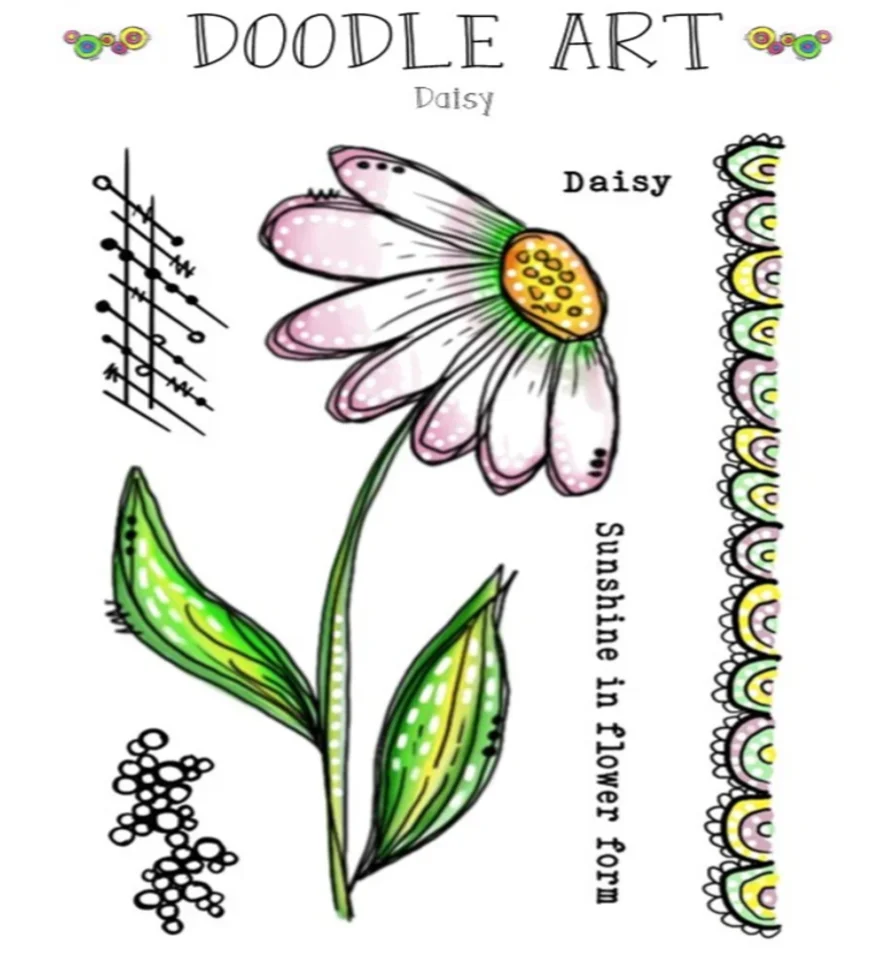 Stempel Seni Doodle A6 Baru 20 - Art Craft Umbrella ulasan dan harga