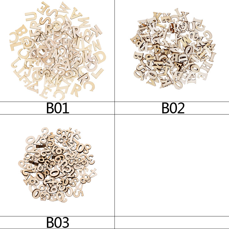 100pcs Kayu Alfabet Bahasa Ing - Art Craft Number ulasan dan harga