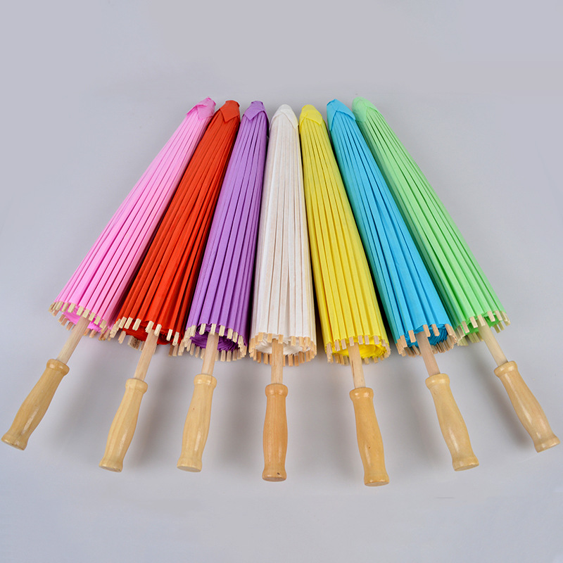 Payung Kertas Berwarna Buatan  - Art Craft Umbrella ulasan dan harga
