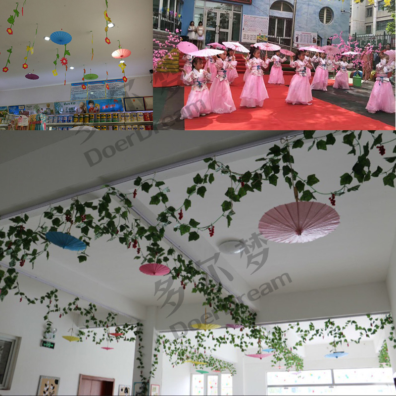 Payung Kertas Berwarna Buatan  - Art Craft Umbrella ulasan dan harga