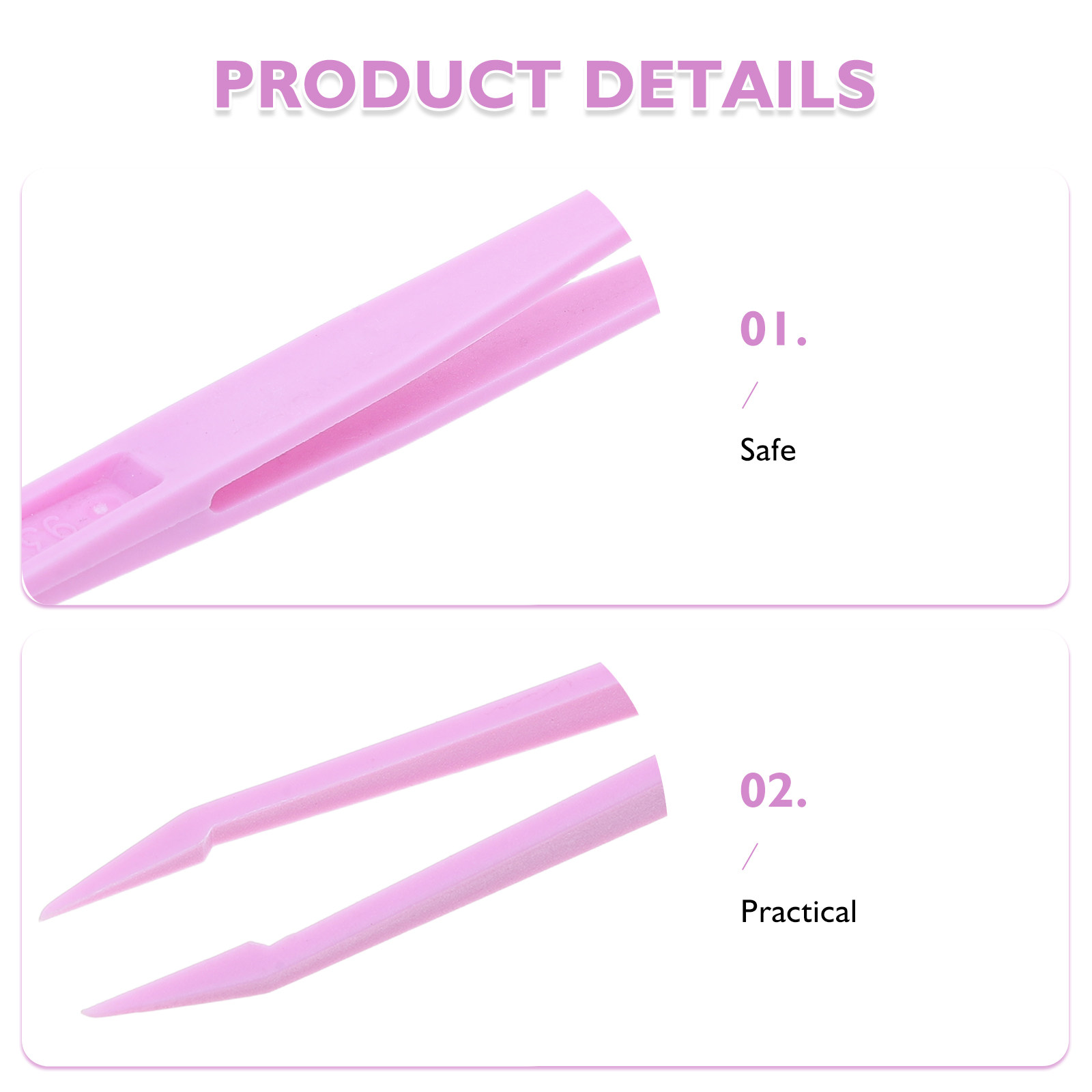 20Pcs Pinset Plastik Anak Ujun - Art Craft For Preschoolers ulasan dan harga