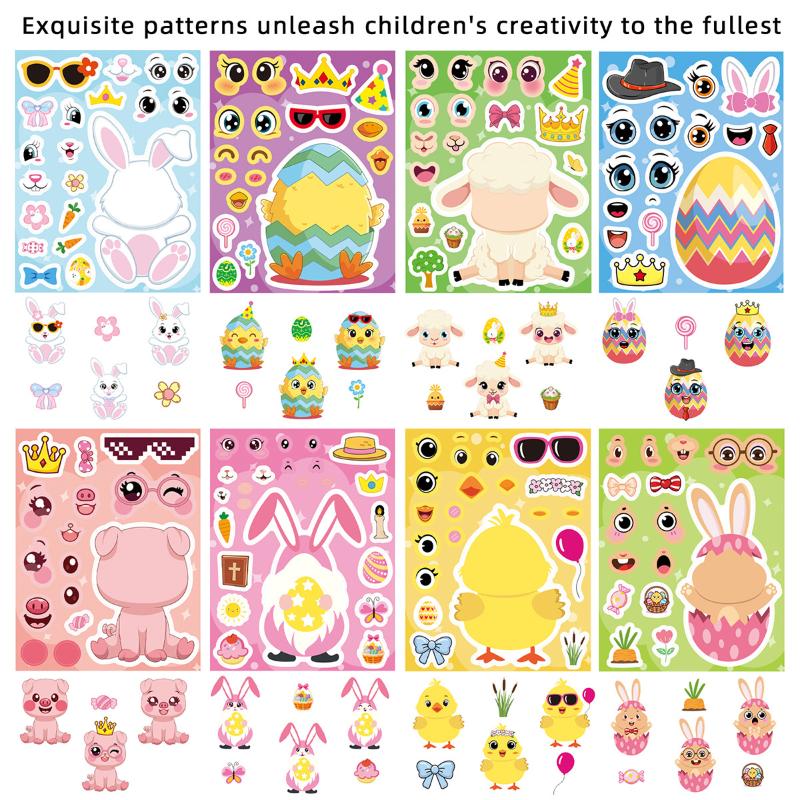 DIY Kartun Telur Paskah Lembar - Art Craft Rabbit ulasan dan harga