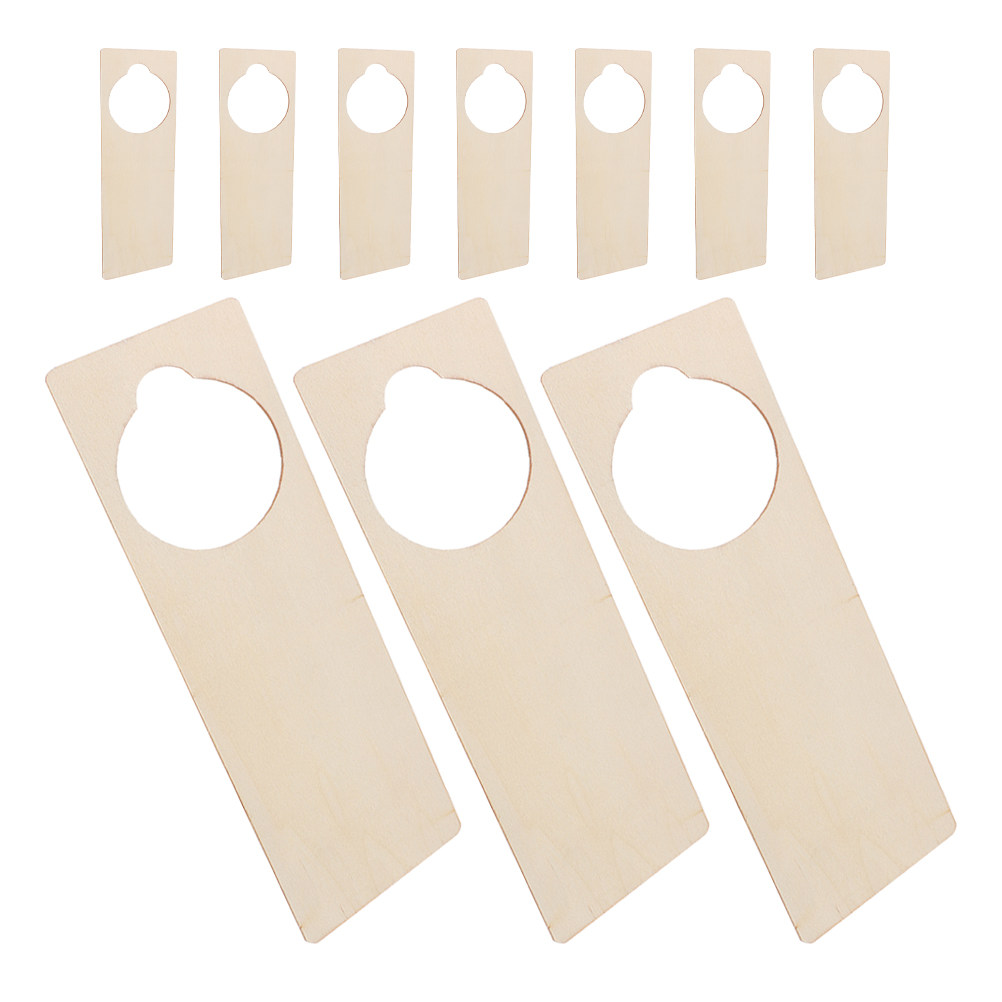 10Pcs Gantungan Pintu Kayu Tan - Art Craft Door ulasan dan harga