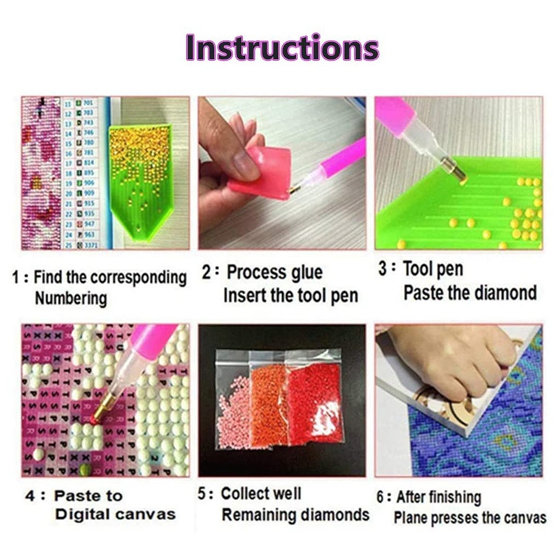 Kit Lukisan Hotfix Rhinestone  - Art Craft Door ulasan dan harga