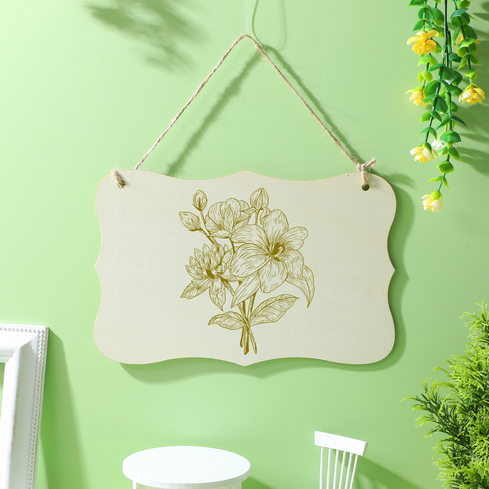 4 Buah Papan Kayu Kosong untuk - Art Craft Door ulasan dan harga