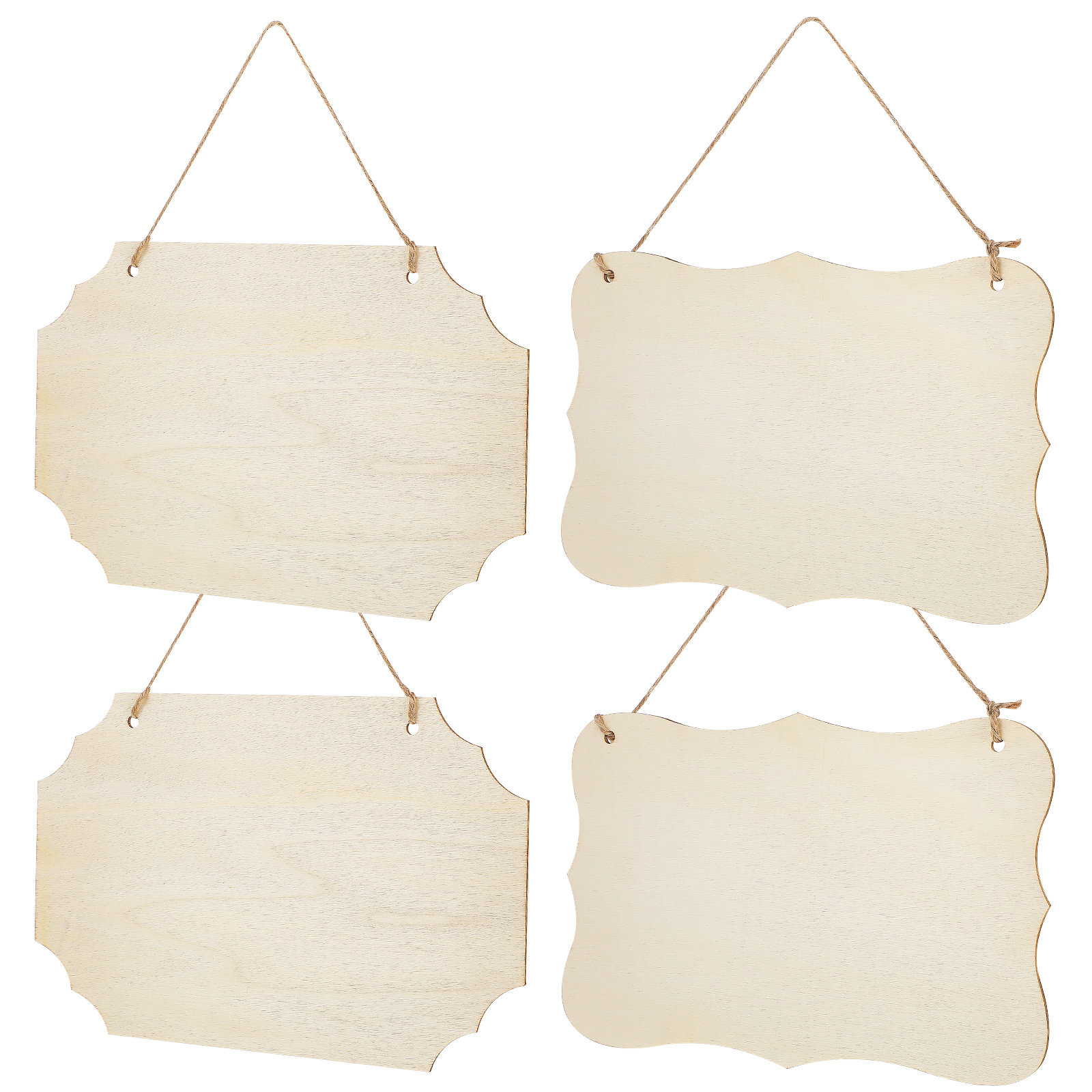 4 Buah Papan Kayu Kosong untuk - Art Craft Door ulasan dan harga