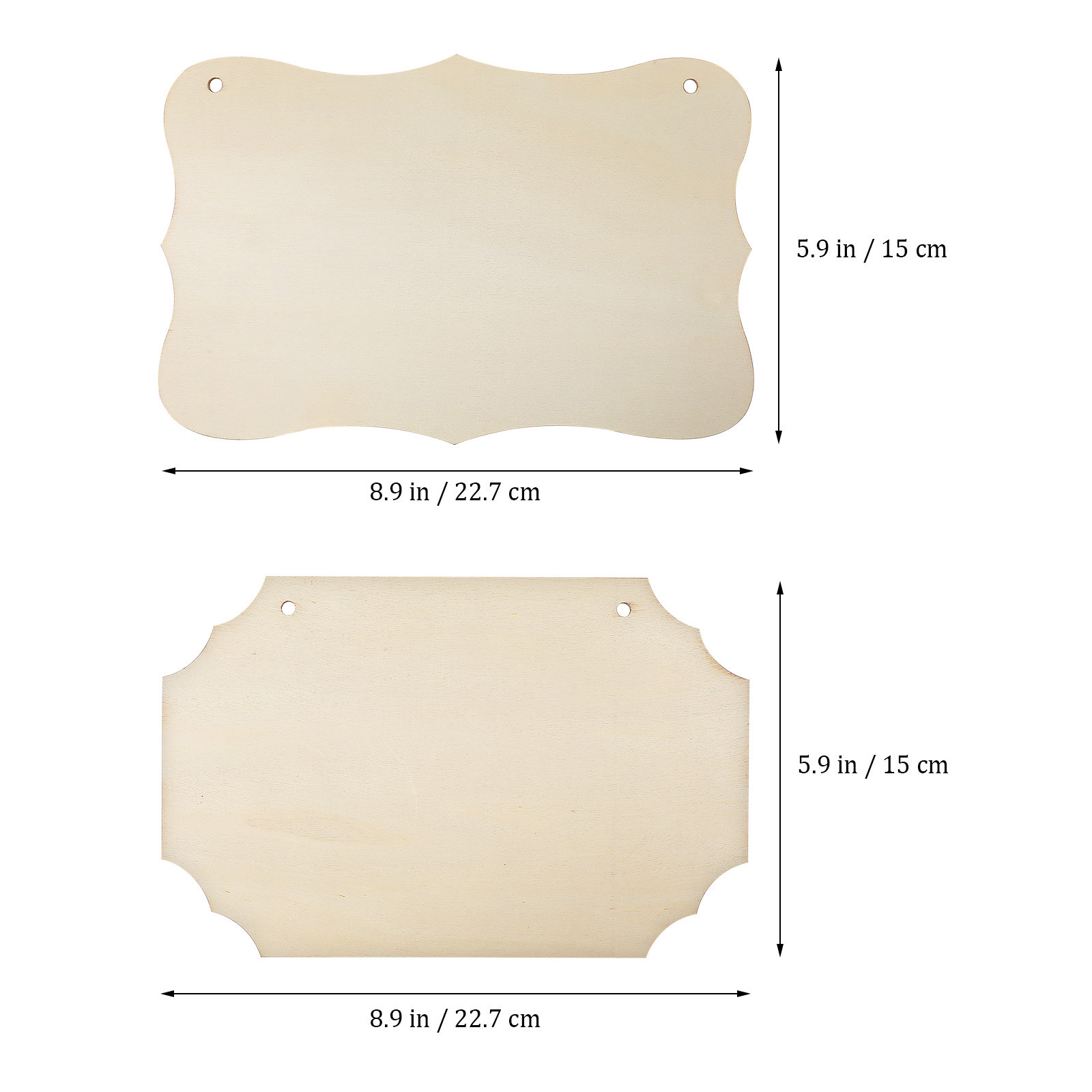4 Buah Papan Kayu Kosong untuk - Art Craft Door ulasan dan harga
