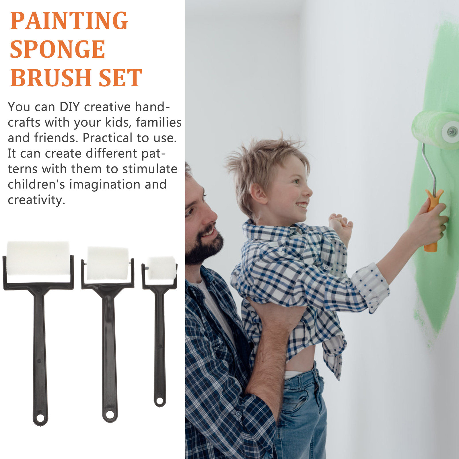 15Pcs Set Kuas Spons Lukis Sen - Art Craft For Preschoolers ulasan dan harga