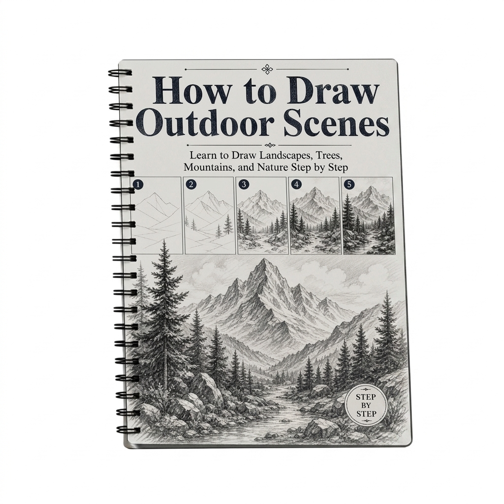 Set Latihan Sketsa Lanskap Kit - Art Craft Class ulasan dan harga