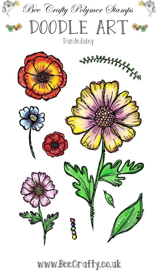 Stempel Seni Doodle A6 Baru 20 - Art Craft Umbrella ulasan dan harga